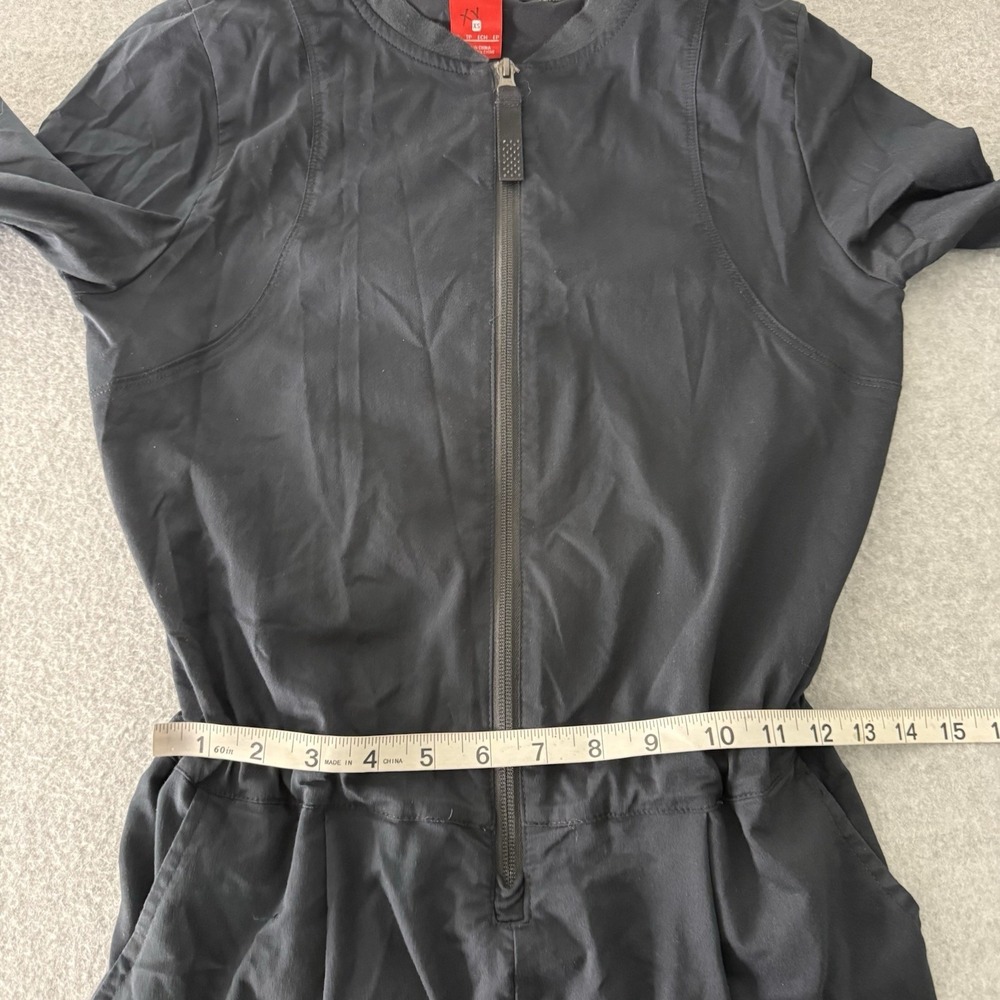 Nike International Black Long Sleeve Jumpsuit Athleisure Utility Women's XS - Picture 12 of 15